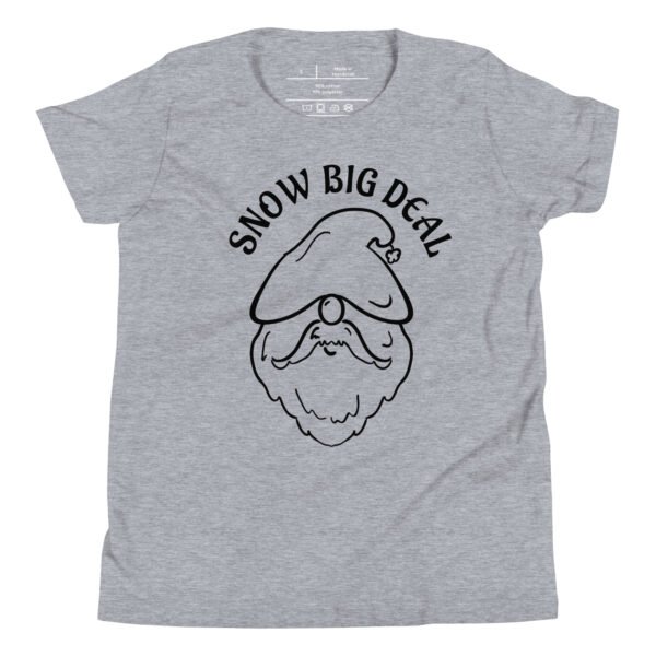 Kids "Snow Big Deal" Holiday Graphic Tee - Image 8