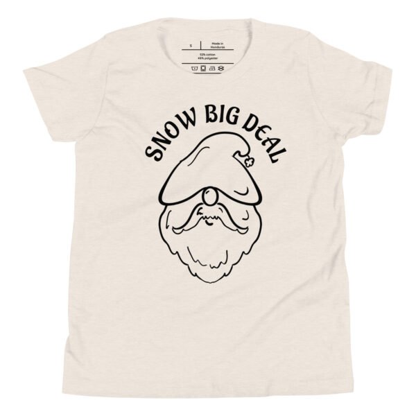 Kids "Snow Big Deal" Holiday Graphic Tee - Image 10