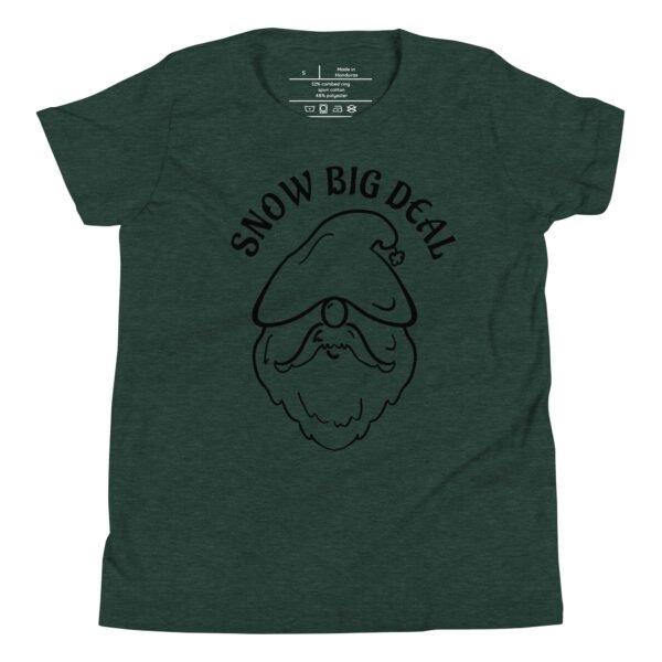 Kids "Snow Big Deal" Holiday Graphic Tee - Image 5