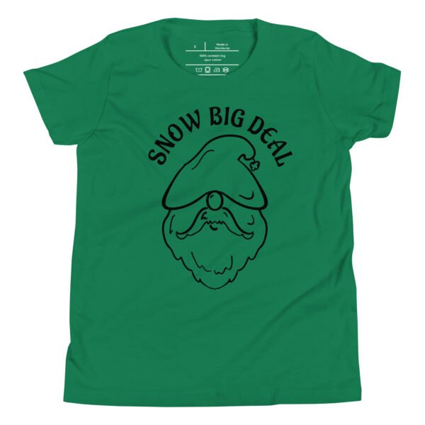 Kids "Snow Big Deal" Holiday Graphic Tee - Image 6
