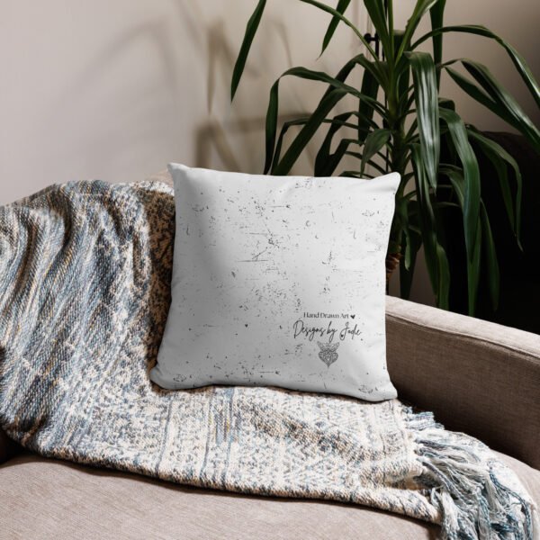 "Colorful Dots Christmas Tree" Basic Pillow - Image 3