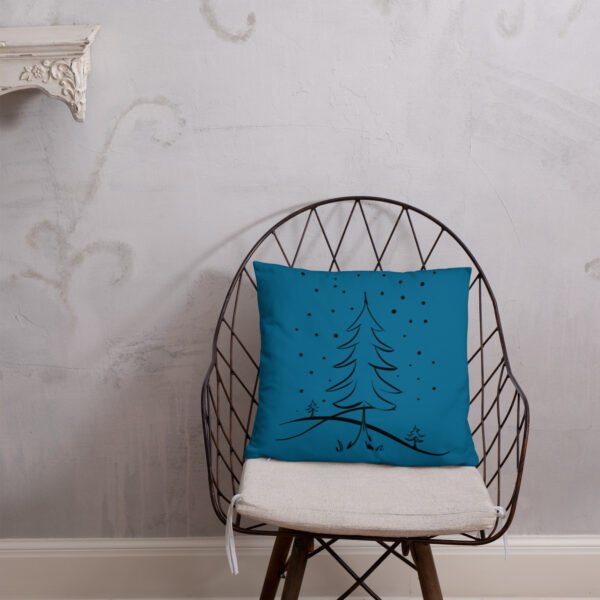 "Winter Wonderland Tree" Basic Pillow - Image 3