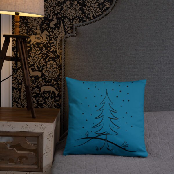 "Winter Wonderland Tree" Basic Pillow - Image 4