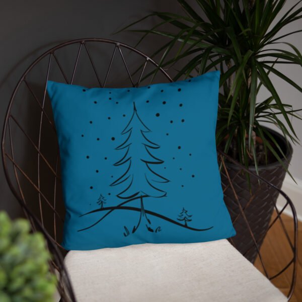 "Winter Wonderland Tree" Basic Pillow - Image 6