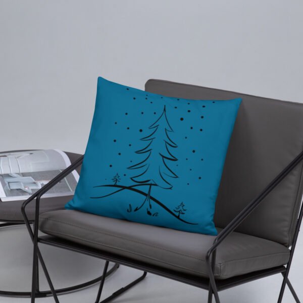 "Winter Wonderland Tree" Basic Pillow - Image 7