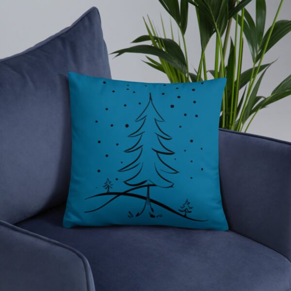"Winter Wonderland Tree" Basic Pillow - Image 8