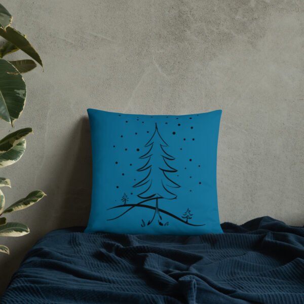 "Winter Wonderland Tree" Basic Pillow - Image 2