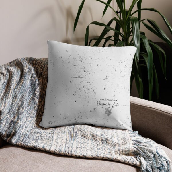 "Colorful Dots Christmas Tree" Basic Pillow - Image 4
