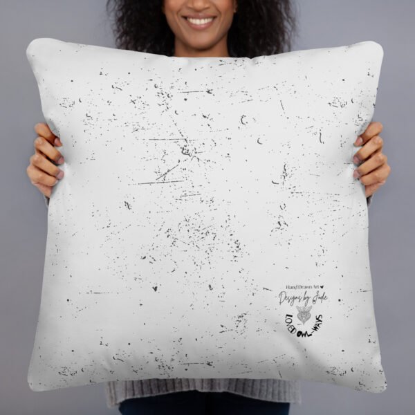 "Your Journey, Your Universe" Basic Pillow - Image 3