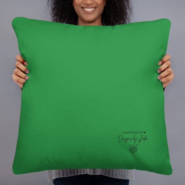 "Holly, Jolly, Joy" Basic Pillow - Image 3