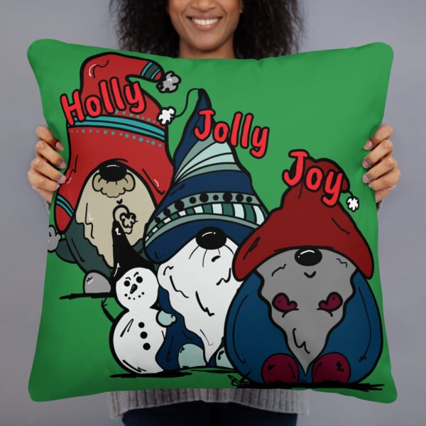 "Holly, Jolly, Joy" Basic Pillow
