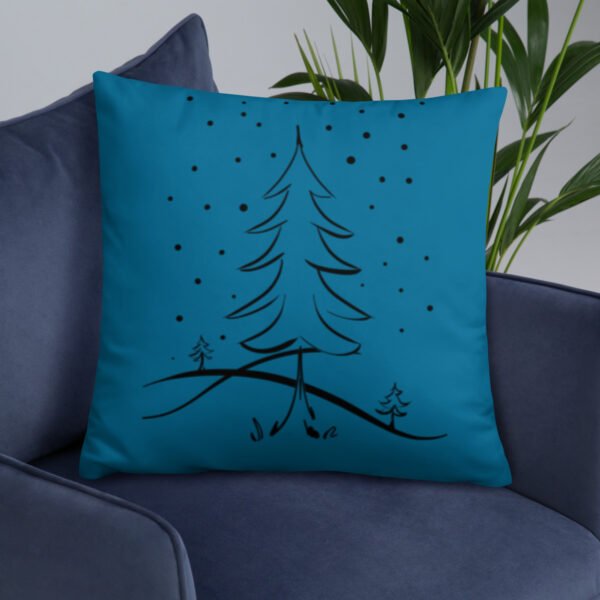 "Winter Wonderland Tree" Basic Pillow - Image 16