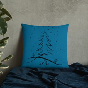 "Winter Wonderland Tree" Basic Pillow