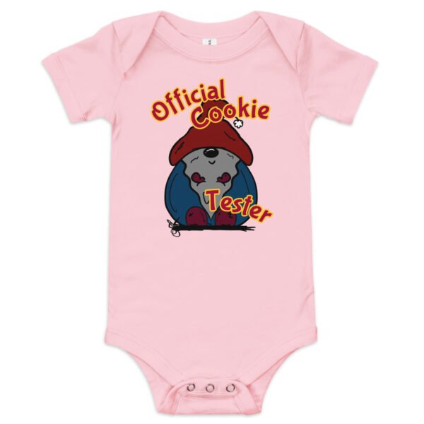 infant "Official Cookie Tester" short sleeve one piece - Image 10