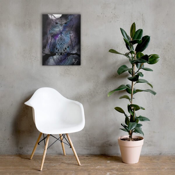 "Stellar Owl" Canvas Print - Image 10
