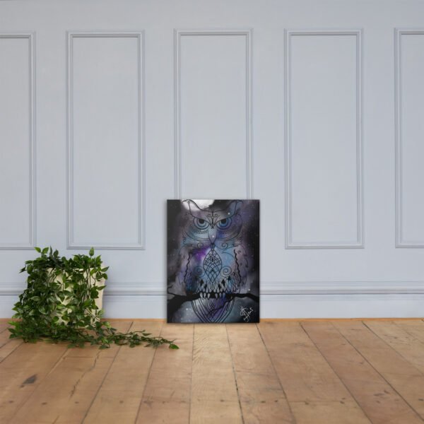 "Stellar Owl" Canvas Print - Image 9