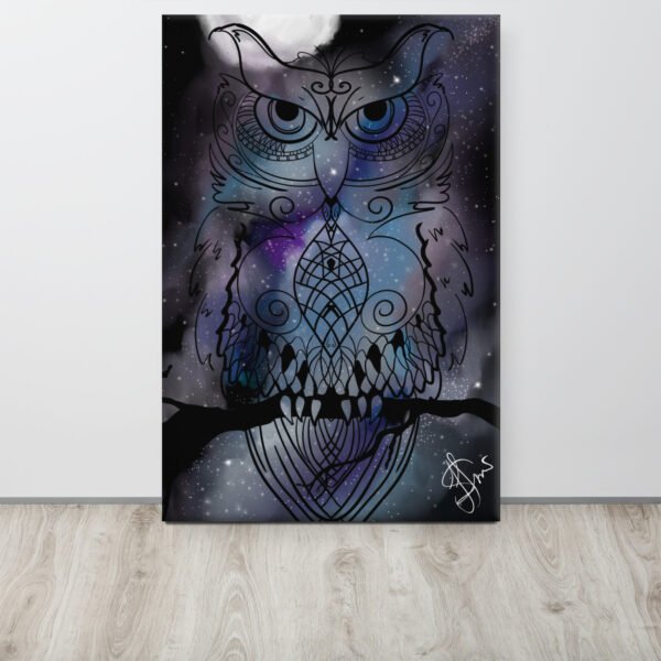 "Stellar Owl" Canvas Print