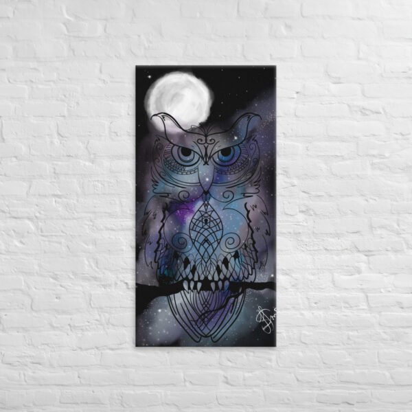 "Stellar Owl" Canvas Print - Image 16