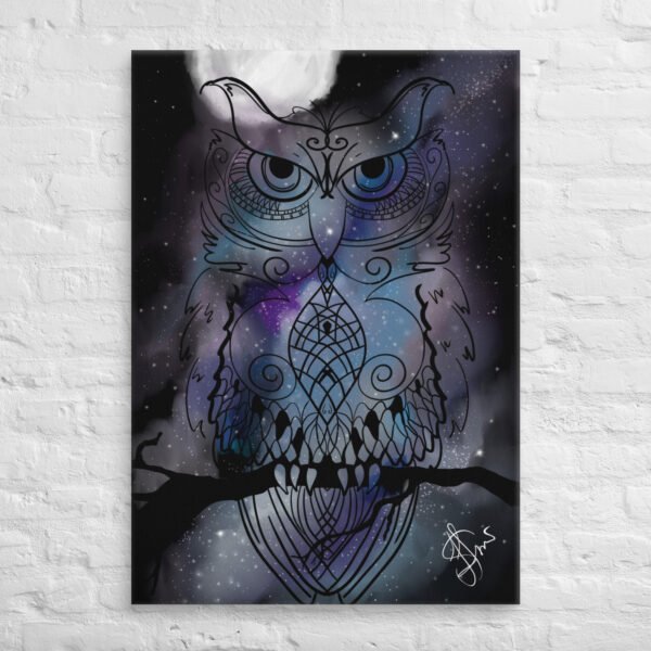 "Stellar Owl" Canvas Print - Image 18