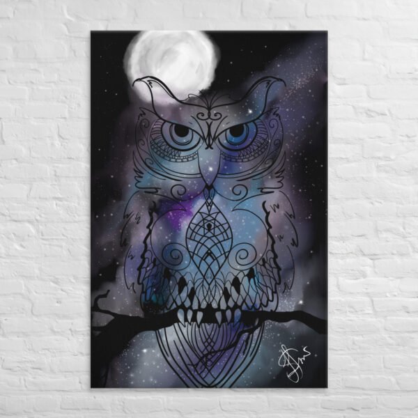 "Stellar Owl" Canvas Print - Image 22