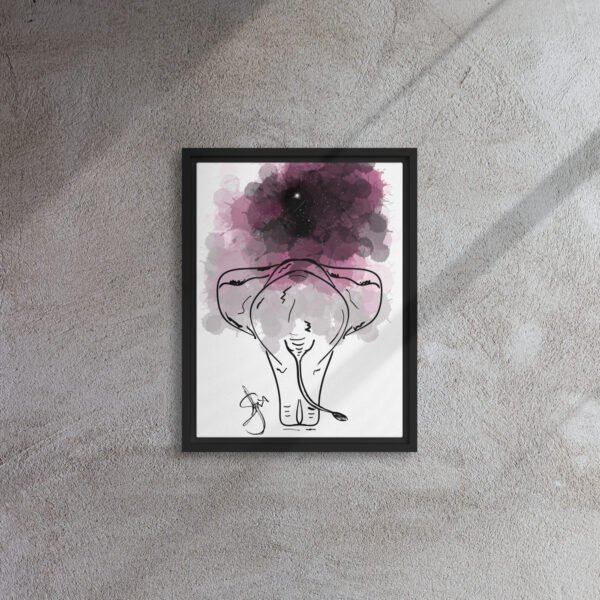"Cosmic Wanderer" Framed Canvas Print - Image 2