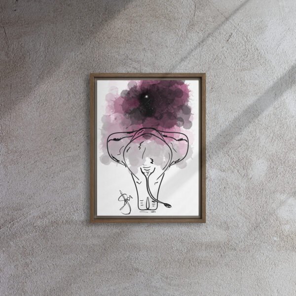 "Cosmic Wanderer" Framed Canvas Print - Image 8
