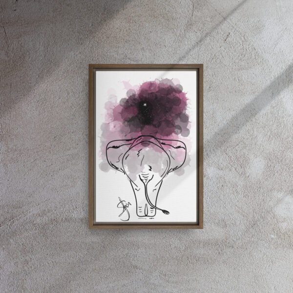 "Cosmic Wanderer" Framed Canvas Print - Image 9