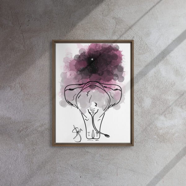"Cosmic Wanderer" Framed Canvas Print - Image 10