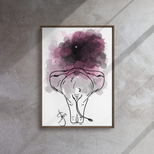"Cosmic Wanderer" Framed Canvas Print - Image 11