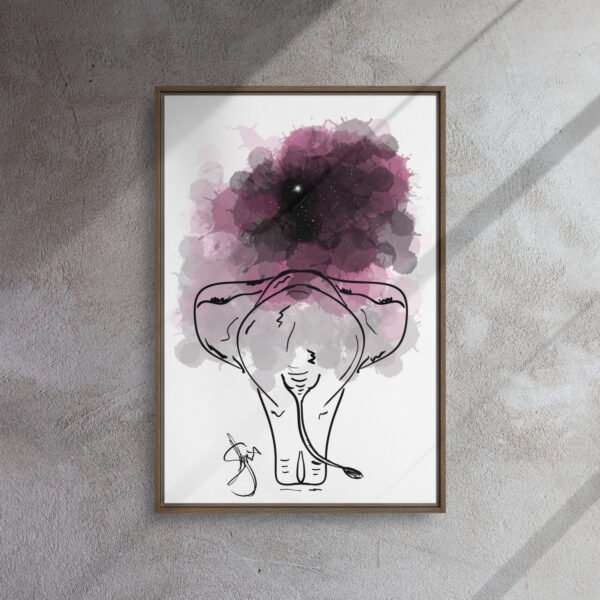 "Cosmic Wanderer" Framed Canvas Print - Image 12