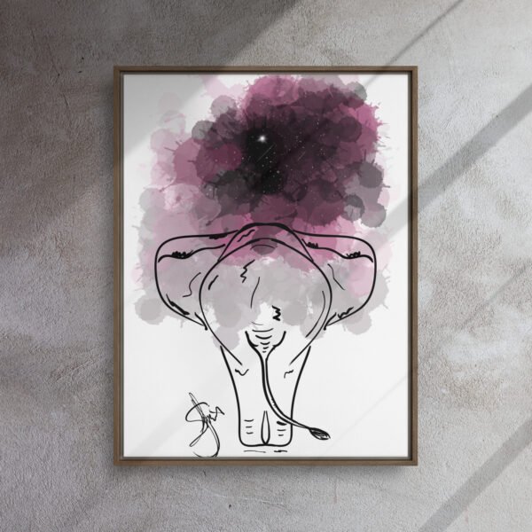 "Cosmic Wanderer" Framed Canvas Print - Image 13