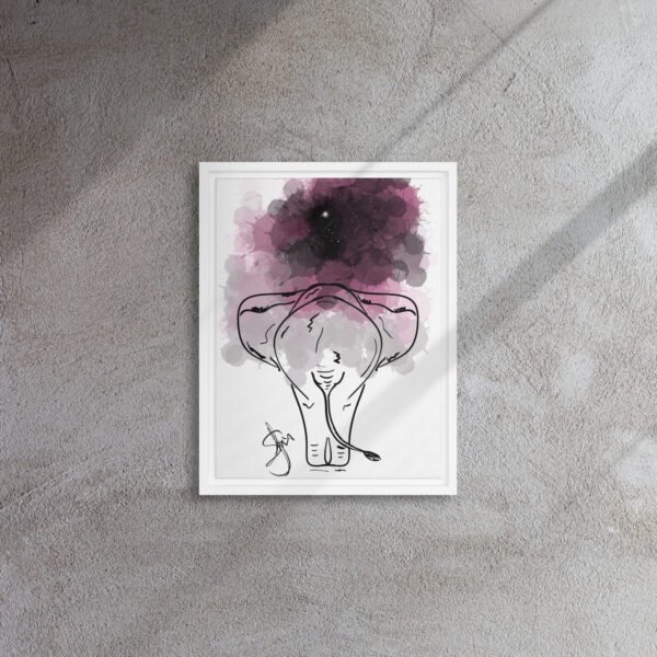 "Cosmic Wanderer" Framed Canvas Print - Image 15