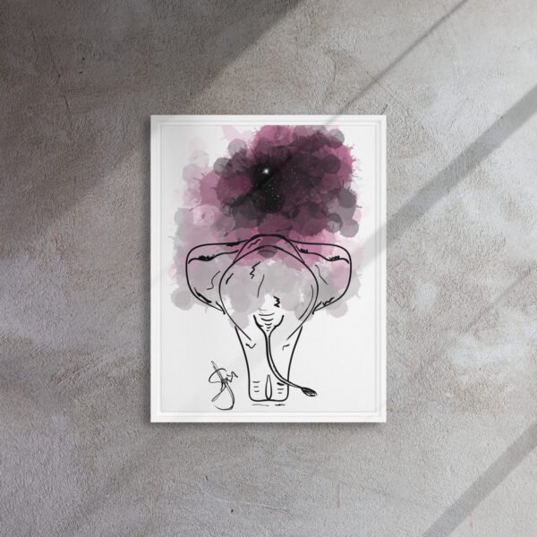 "Cosmic Wanderer" Framed Canvas Print - Image 17