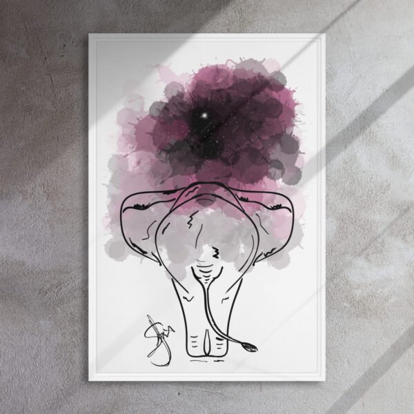 "Cosmic Wanderer" Framed Canvas Print - Image 21