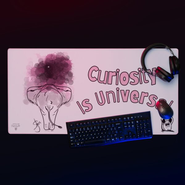 "Curiosity Is Universal" Gaming mouse pad - Image 2