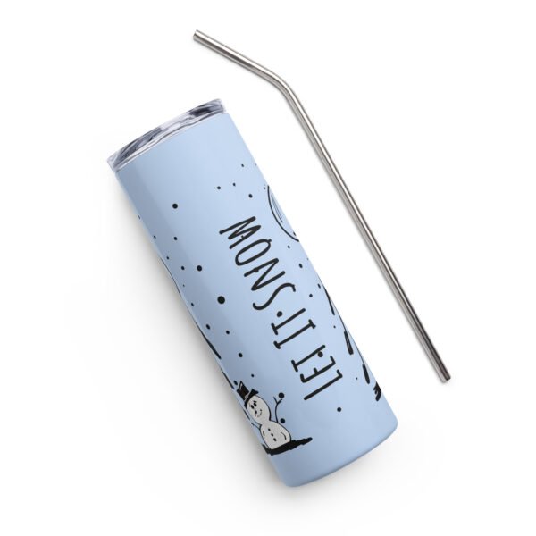 "Let It Snow" Stainless steel tumbler - Image 2