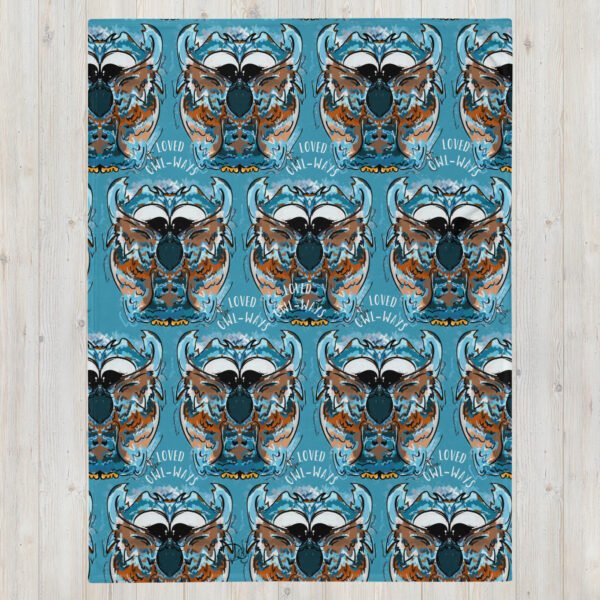 Clarence "Loved Owl-Ways" Throw Blanket - Image 2