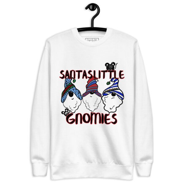 "Santa's Little Gnomies" Graphic Premium Sweatshirt - Image 6