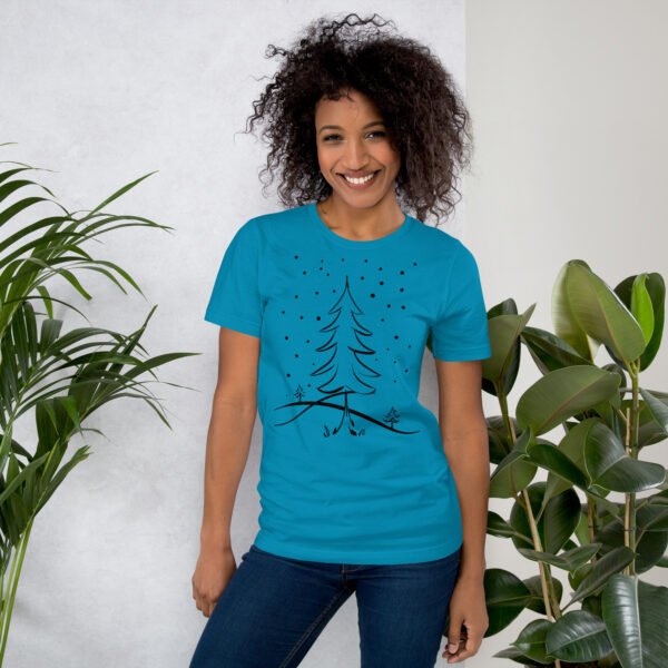 "Winter Wonderland Tree" Graphic t-shirt - Image 7