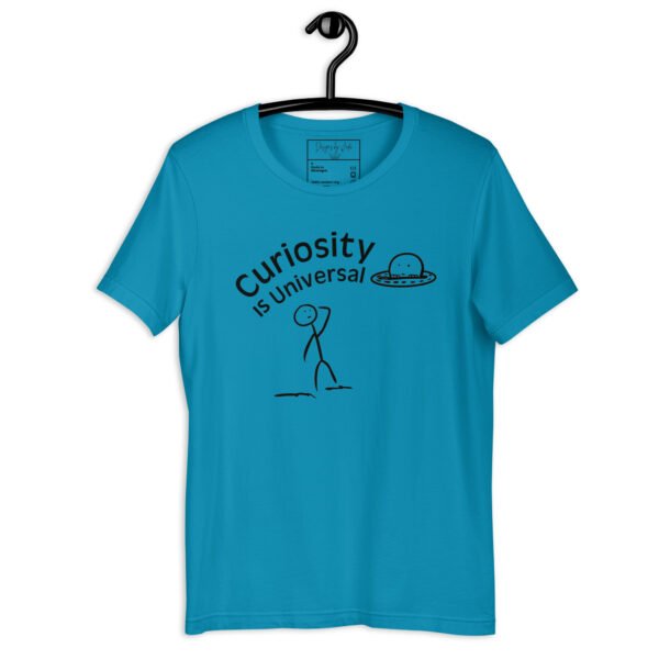 "Curiosity Is Universal" Graphic t-shirt - Image 7