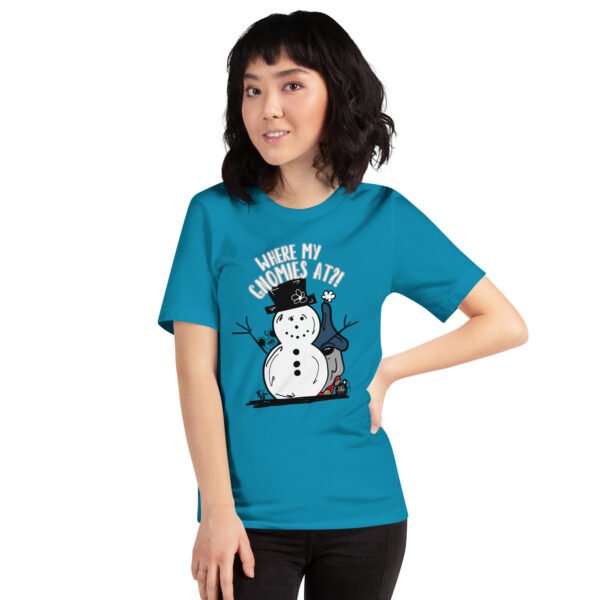 "Where My Gnomies At?!" Graphic t-shirt - Image 4