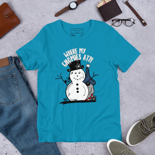 "Where My Gnomies At?!" Graphic t-shirt - Image 11