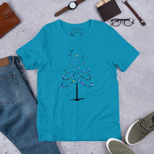 Women's "Christmas Tree Bright" Graphic t-shirt - Image 15