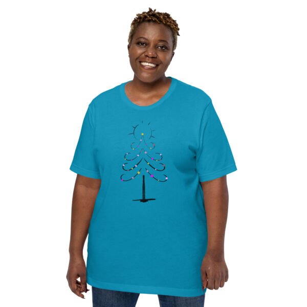 Women's "Christmas Tree Bright" Graphic t-shirt - Image 6