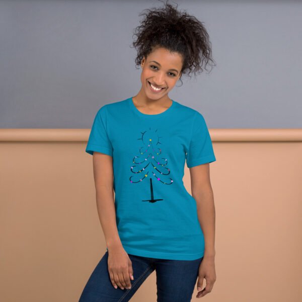 Women's "Christmas Tree Bright" Graphic t-shirt - Image 12