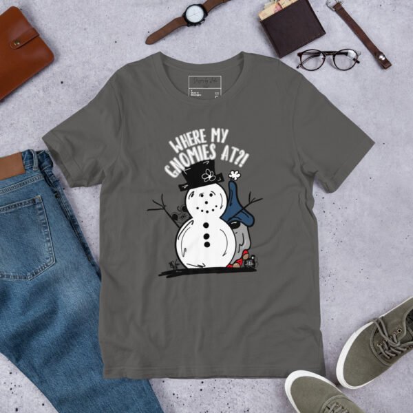 "Where My Gnomies At?!" Graphic t-shirt - Image 7