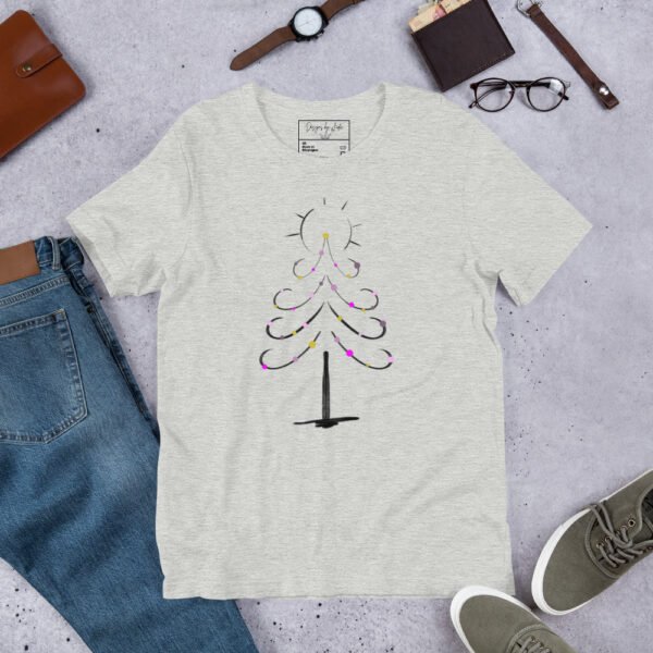 Women's "Christmas Tree Bright" Graphic t-shirt - Image 4