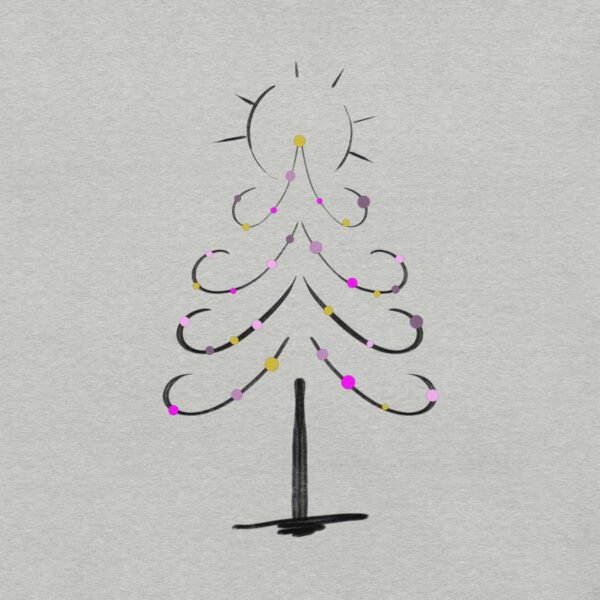 Women's "Christmas Tree Bright" Graphic t-shirt - Image 5