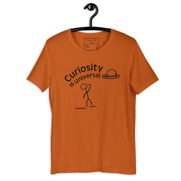 "Curiosity Is Universal" Graphic t-shirt - Image 4