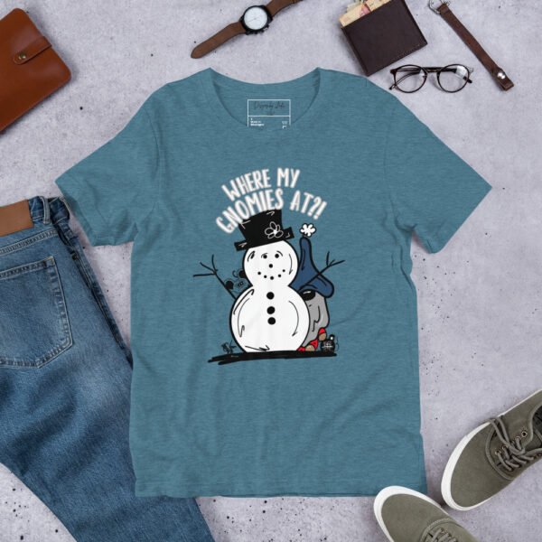 "Where My Gnomies At?!" Graphic t-shirt - Image 9